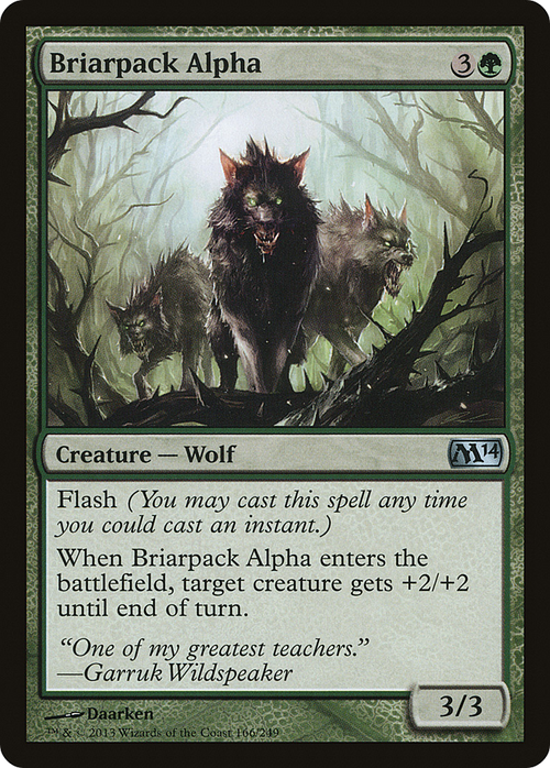 Briarpack Alpha (M14-166) - Magic 2014 Foil