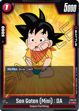Son Goten (Mini) : DA (FS06-07) - Starter Deck 6 Son Goku Mini