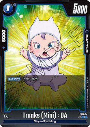 Trunks (Mini) : DA (FS07-04) - Starter Deck 7 Vegeta Mini