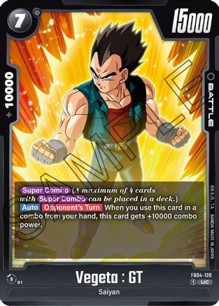 Vegeta : GT (FB04-120) - Ultra Limit