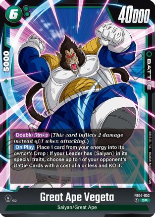Great Ape Vegeta (FB04-052) - Ultra Limit Holofoil