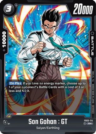 Son Gohan : GT (Tournament Pack 04) (FB03-114) - Tournament and Championship Promos Holofoil