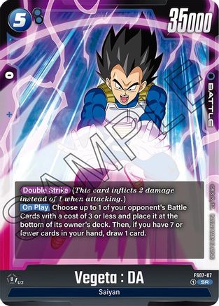 Vegeta : DA (FS07-07) - Starter Deck 7 Vegeta Mini Holofoil