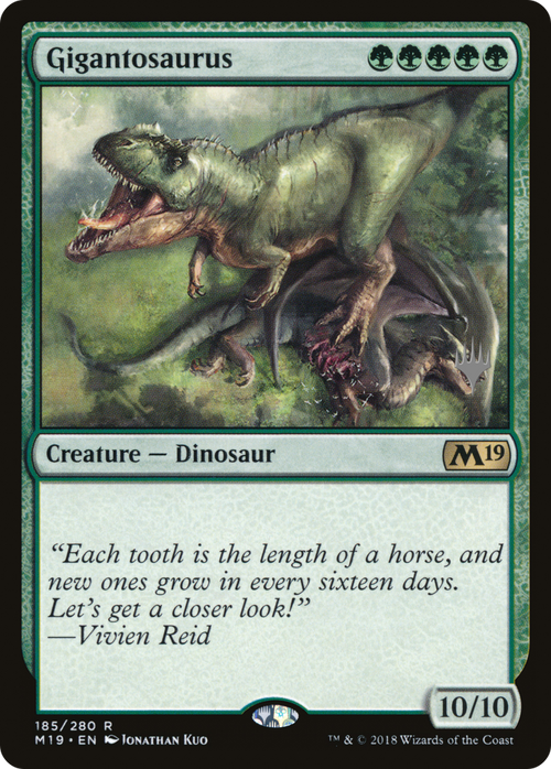 Gigantosaurus (PPM20-185P) - Core Set 2019 Promos