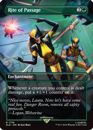 Rite of Passage (Rainbow Foil) (SLD-1739) - Secret Lair Drop Series Foil