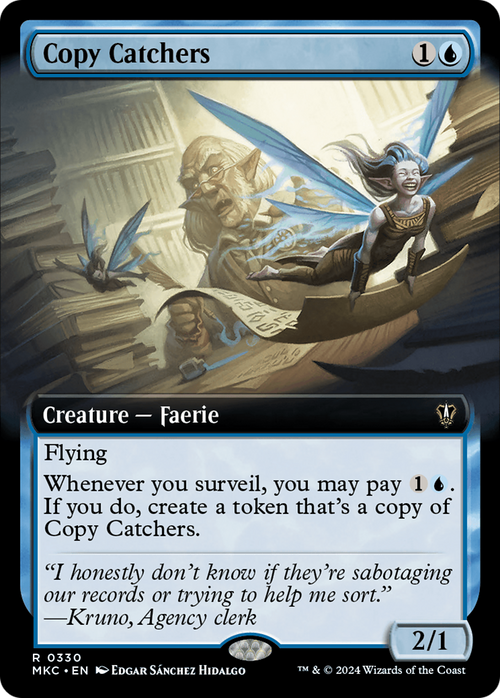 Copy Catchers (Extended Art) (MKC-330) - Murders at Karlov Manor Commander: (Extended Art)