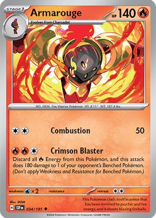 Armarouge 034  SV08 Surging Sparks - Uncommon