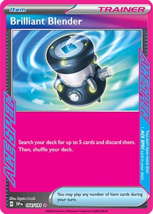 Brilliant Blender 164  - Holofoil SV08 Surging Sparks - ACE SPEC Rare