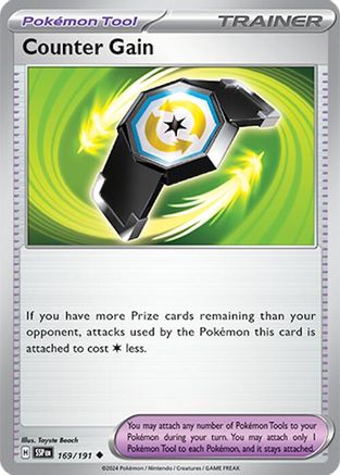 Counter Gain 169  SV08 Surging Sparks - Uncommon