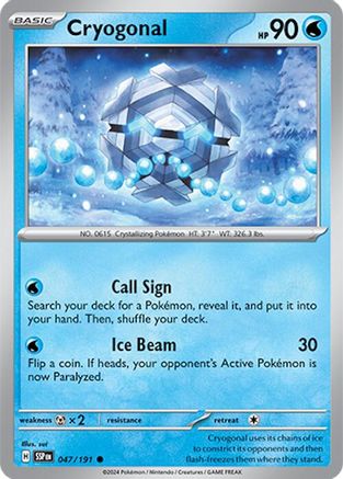 Cryogonal 047  SV08 Surging Sparks - Common