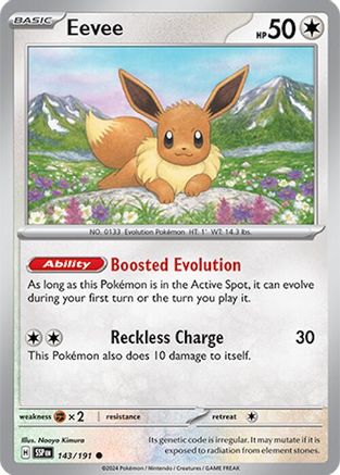 Eevee 143  SV08 Surging Sparks - Common