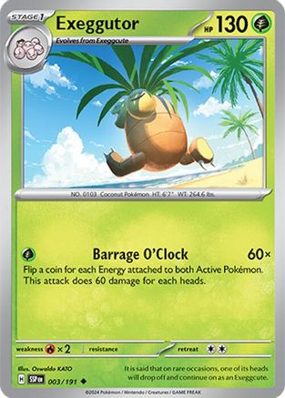 Exeggutor 003  SV08 Surging Sparks - Uncommon