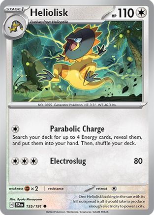 Heliolisk 155  SV08 Surging Sparks - Common