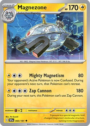 Magnezone 060  - Reverse Holofoil SV08 Surging Sparks - Uncommon