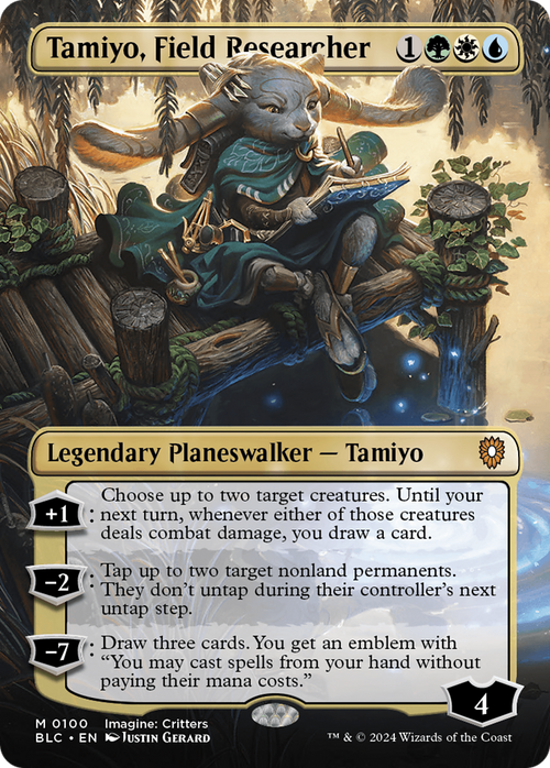 Tamiyo, Field Researcher (Borderless) (BLC-100) - Bloomburrow Commander