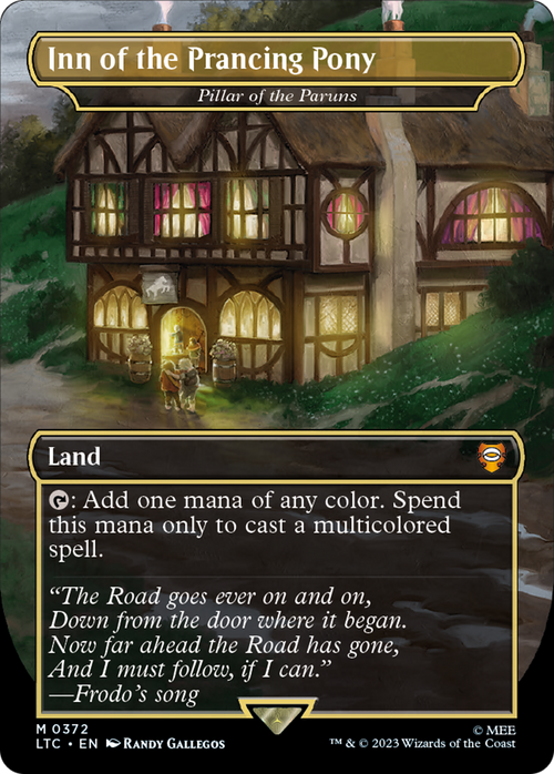 Inn of the Prancing Pony - Pillar of the Paruns (LTC-372) - Tales of Middle-earth Commander / Inn of the Prancing Pony (Borderless)