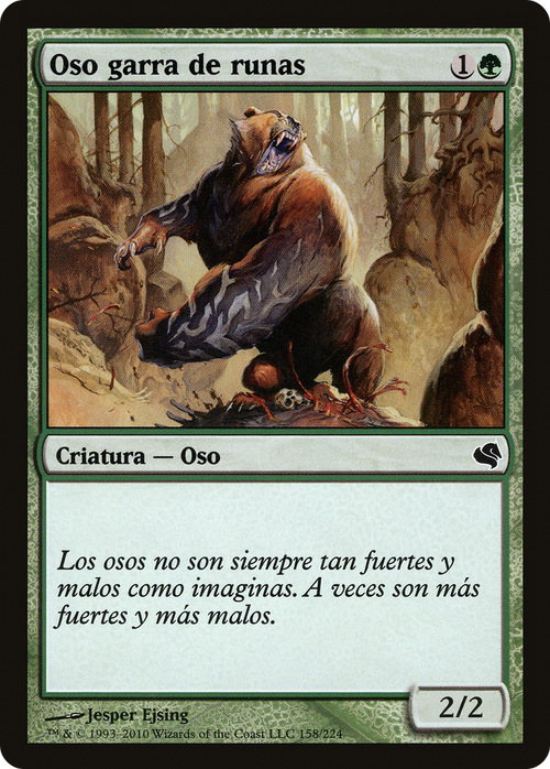 Runeclaw Bear (Spanish) - "Oso garra de runas" (PS11-158) - Salvat 2011