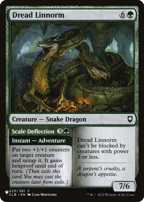 Dread Linnorm // Scale Deflection (LIST-CLB-225) - The List