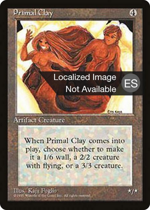 Primal Clay (4BB-) - Fourth Edition Foreign Black Border