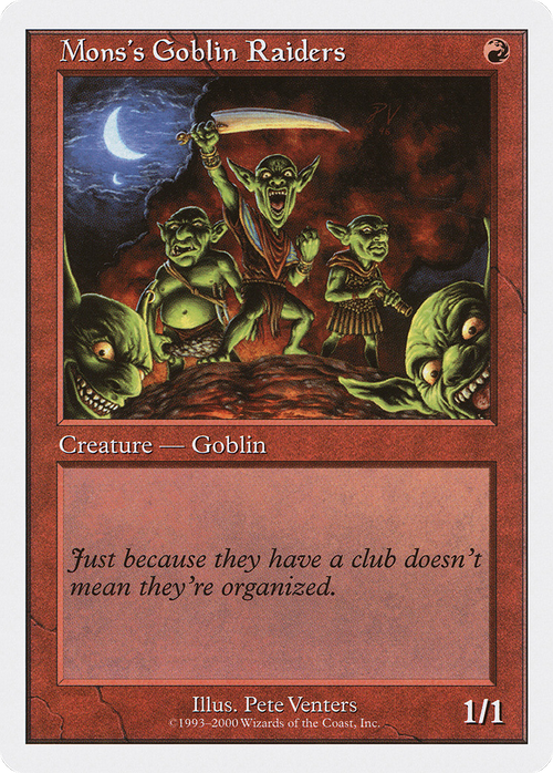 Mons's Goblin Raiders (S00-) - Starter 2000