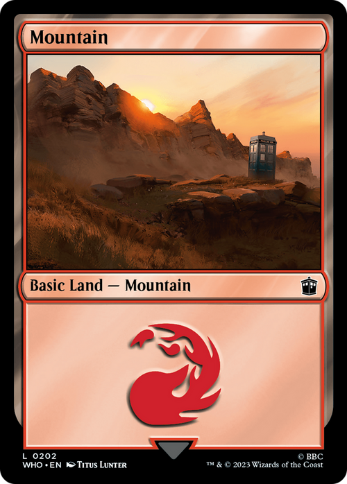 Mountain (0202) (WHO-202) - Doctor Who Foil