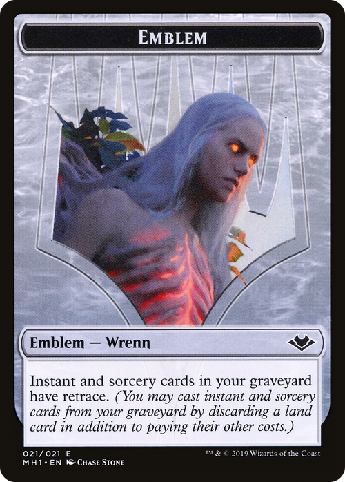 Wrenn and Six Emblem (TMH1-021) - Modern Horizons Tokens Foil