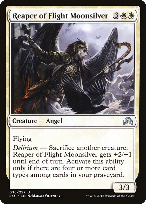 Reaper of Flight Moonsilver (SOI-036) - Shadows over Innistrad Foil