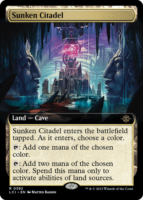 Sunken Citadel (Extended Art) (LCI-392) - The Lost Caverns of Ixalan: (Extended Art) Foil