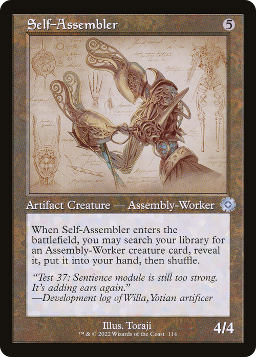 Self-Assembler (Schematic) (BRR-114) - The Brothers' War Retro Artifacts