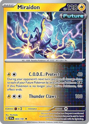 Miraidon 069  SV08 Surging Sparks - Uncommon
