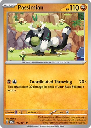 Passimian 111  - Reverse Holofoil SV08 Surging Sparks - Uncommon