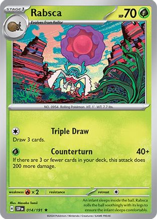 Rabsca 014  - Holofoil SV08 Surging Sparks - Rare