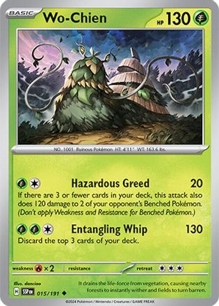 Wo-Chien 015  SV08 Surging Sparks - Uncommon