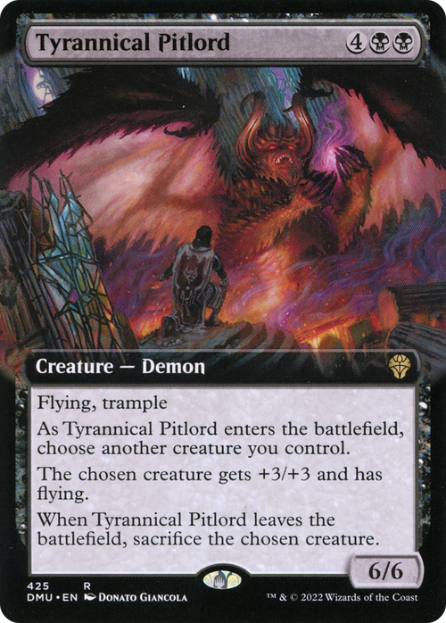 Tyrannical Pitlord (Extended Art) (DMU-425) - Dominaria United: (Extended Art)