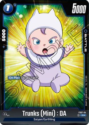 Trunks (Mini) : DA (Bonus Pack Alternate Art) (FS07-04) - Starter Deck 7 Vegeta Mini Holofoil