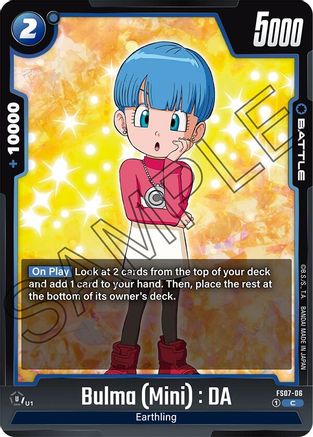 Bulma (Mini) : DA (FS07-06) - Starter Deck 7 Vegeta Mini