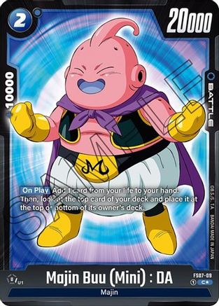 Majin Buu (Mini) : DA (Bonus Pack Alternate Art) (FS07-09) - Starter Deck 7 Vegeta Mini Holofoil