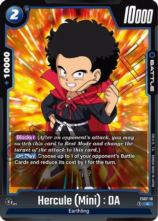 Hercule (Mini) : DA (FS07-10) - Starter Deck 7 Vegeta Mini