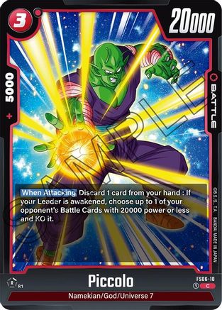 Piccolo (FS06-10) - Starter Deck 6 Son Goku Mini