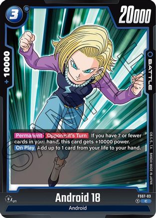 Android 18 (FS07-03) - Starter Deck 7 Vegeta Mini