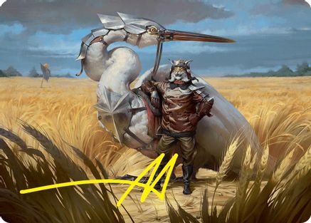 Skyknight Squire Art Card (4/54) (Stamped Signature) (ASFDN-004) - Art Series: Foundations