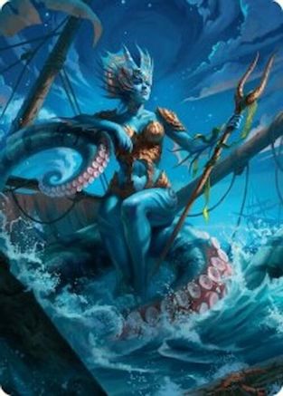 Kiora, the Rising Tide Art Card (30/54) (ASFDN-030) - Art Series: Foundations