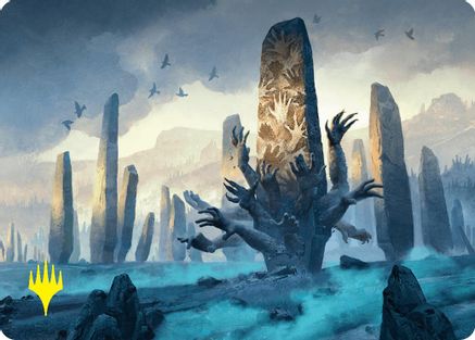 Soulstone Sanctuary Art Card (19/54) (Gold-Stamped Signature) (ASFDN-019) - Art Series: Foundations