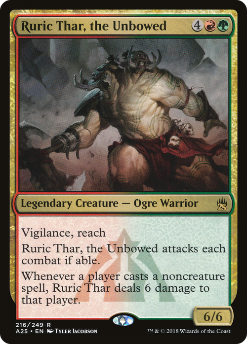 Ruric Thar, the Unbowed (A25-216) - Masters 25 Foil