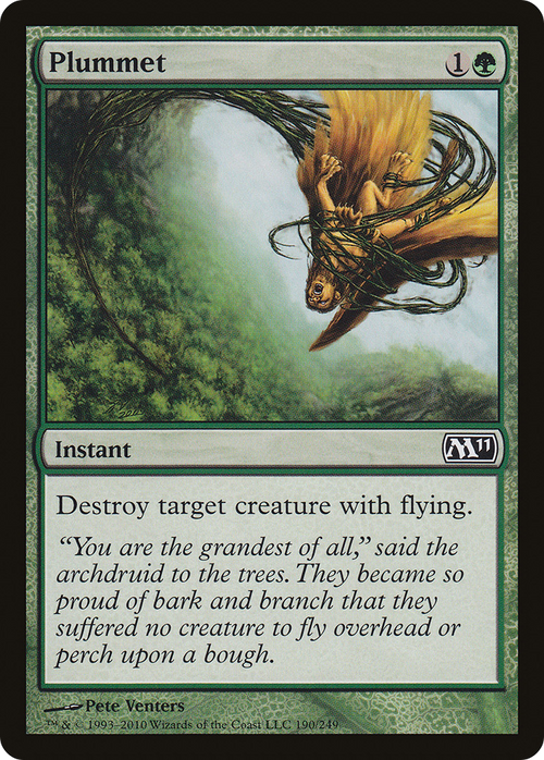 Plummet (M11-190) - Magic 2011 Foil