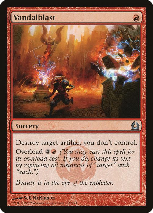 Vandalblast (RTR-111) - Return to Ravnica Foil
