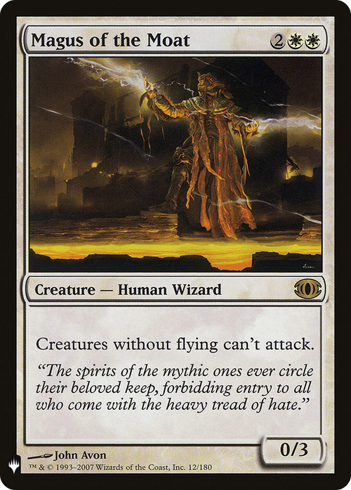 Magus of the Moat (LIST-FUT-12) - The List