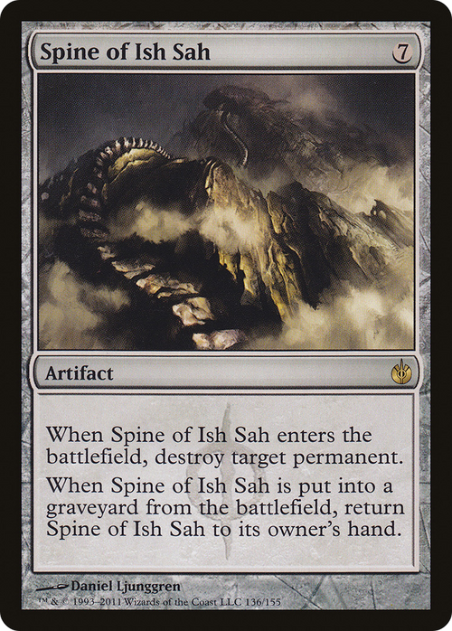 Spine of Ish Sah (MBS-136) - Mirrodin Besieged Foil