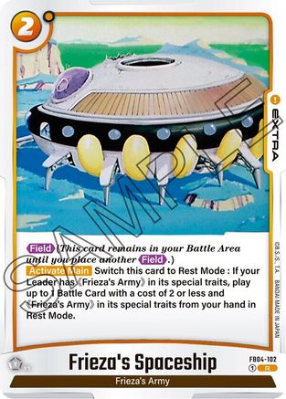 Frieza's Spaceship (FB04-102) - Ultra Limit Holofoil