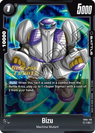 Bizu (FB04-118) - Ultra Limit Release Event Cards